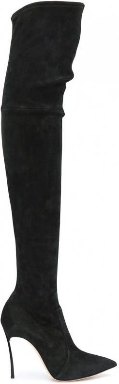Casadei Overknee laarzen Zwart