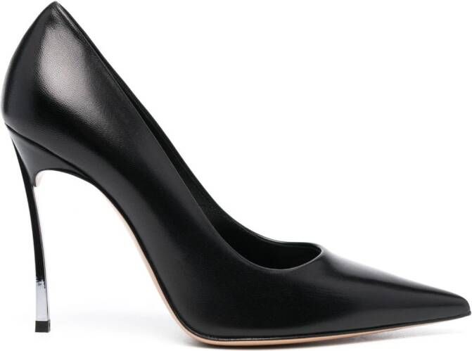 Casadei Pumps met bewerkte hak Zwart