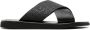 Casadei Slippers met monogram Zwart - Thumbnail 1