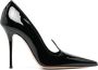 Casadei Super Blade Divina pumps met kitten hak Zwart - Thumbnail 1