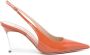 Casadei Superblade 80 mm lakleren pumps Oranje - Thumbnail 1