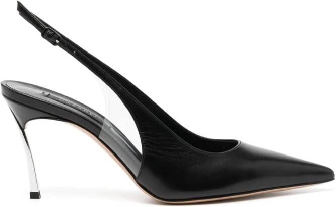 Casadei Superblade Jolly 90 slingback pumps Zwart