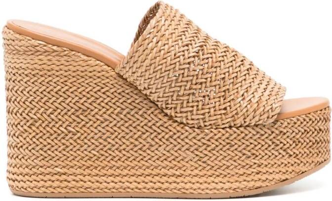 Casadei 130 mm Twiga muiltjes Bruin