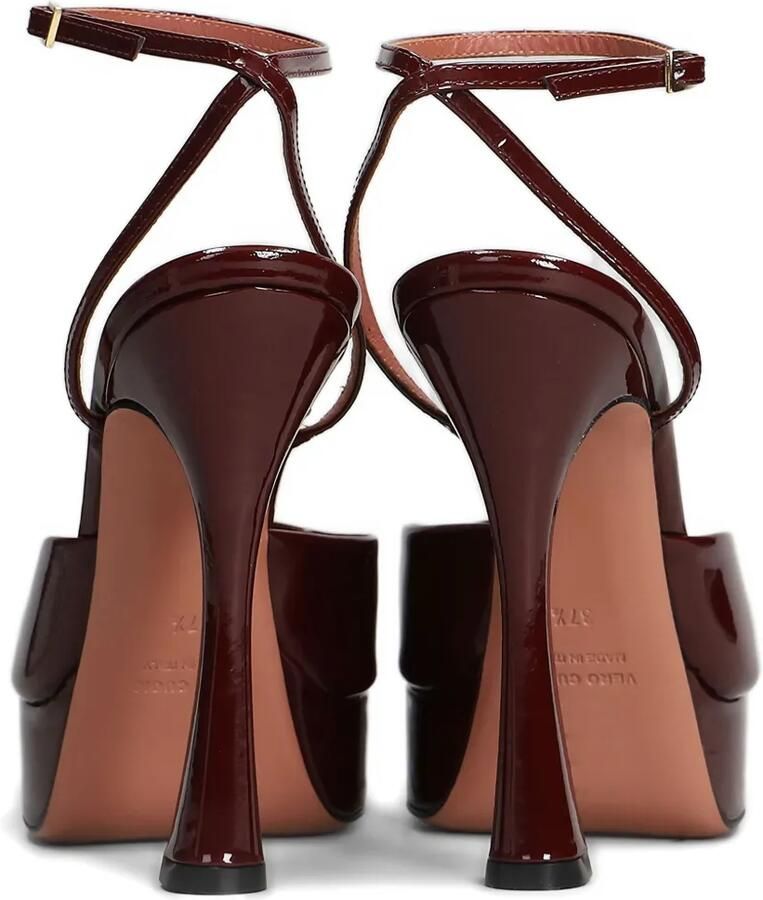 Castagna 120 mm Vicky pumps met plateauzool en enkelbandje Rood - Foto 2