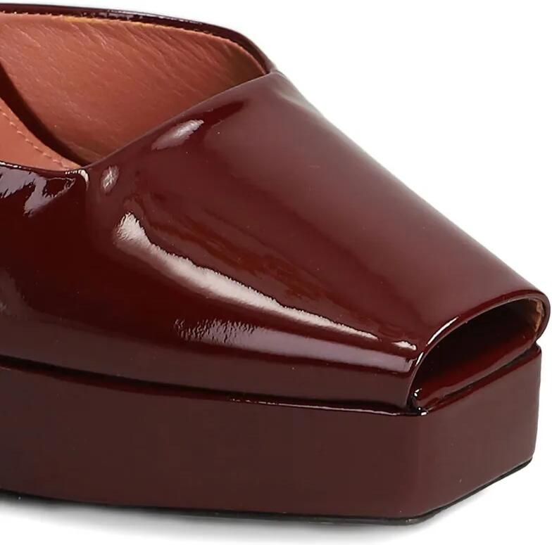 Castagna 120 mm Vicky pumps met plateauzool en enkelbandje Rood - Foto 5