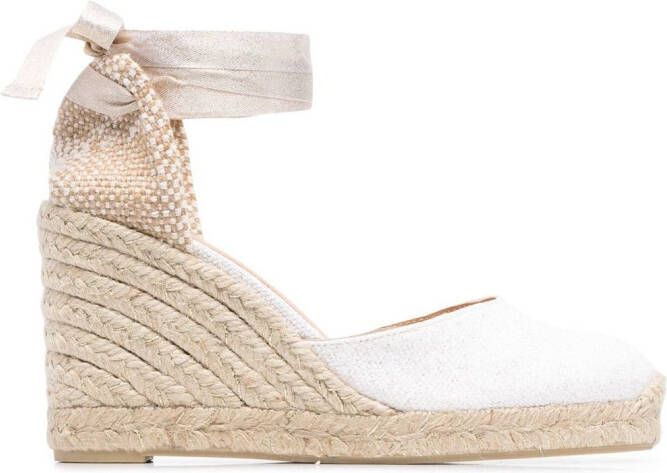 Castañer 90 mm Carina espadrilles Beige