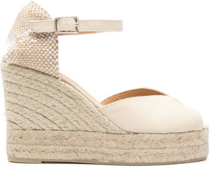 Castañer Bianca 105 espadrilles van raffia Beige