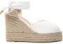 Castañer Bilina espadrilles met sleehak Wit - Thumbnail 1