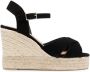 Castañer Espadrilles met plateauzool Zwart - Thumbnail 1