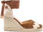 Castañer Cande espadrilles met sleehak Bruin - Thumbnail 1