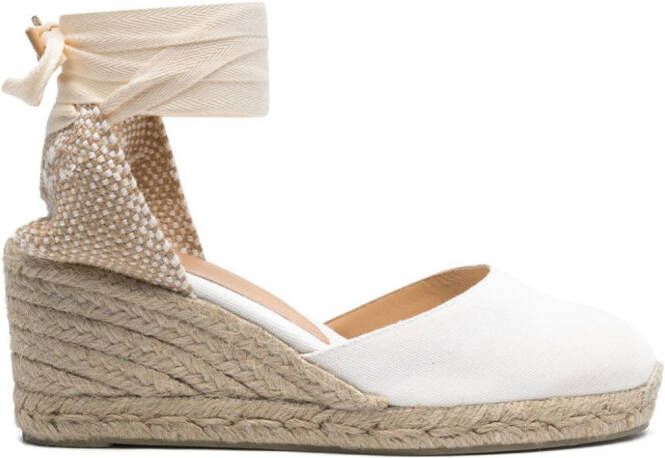 Castañer Carina 70mm espadrilles Wit