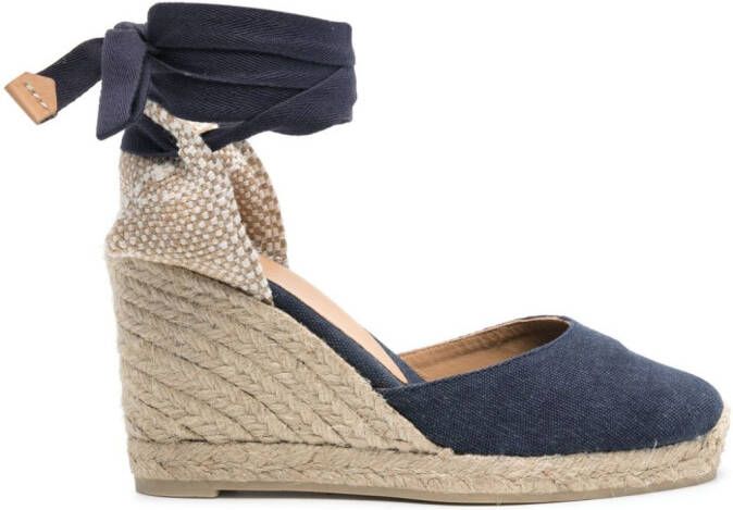 Castañer 90 mm Carina espadrilles Blauw