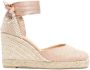 Castañer Carina espadrilles met sleehak Roze - Thumbnail 1