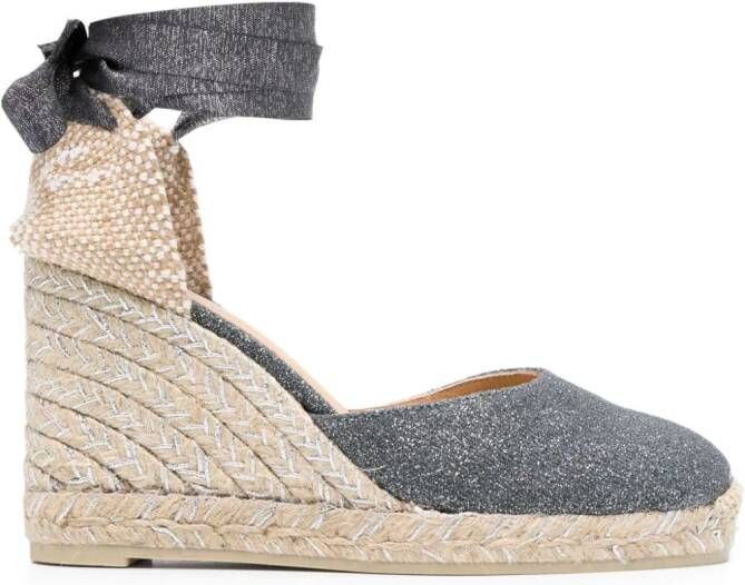 Castañer 90 mm Carina espadrilles Grijs