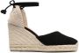 Castañer 95 mm Carina suède espadrilles Zwart - Thumbnail 1