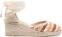 Castañer Carina sandalen met sleehak Beige - Thumbnail 1