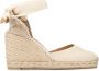 Castañer Carina sandalen met sleehak Beige - Thumbnail 1