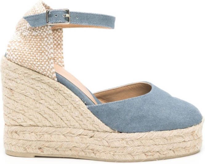 Castañer Carol 110mm espadrilles Blauw