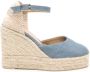 Castañer Carol 110mm espadrilles Blauw - Thumbnail 1