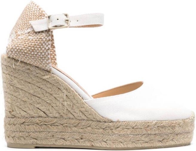 Castañer Carol 110mm espadrilles Wit