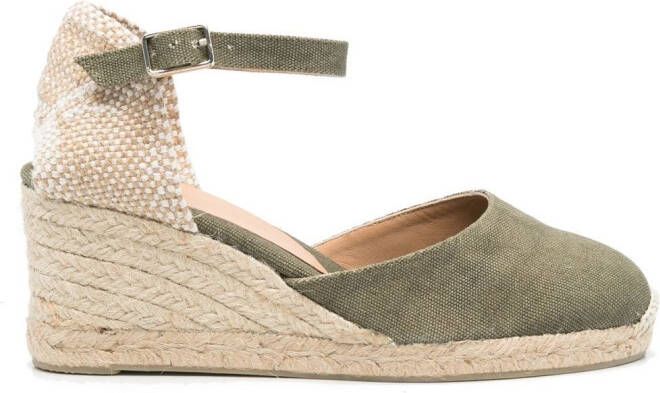 Castañer Carina espadrilles Groen