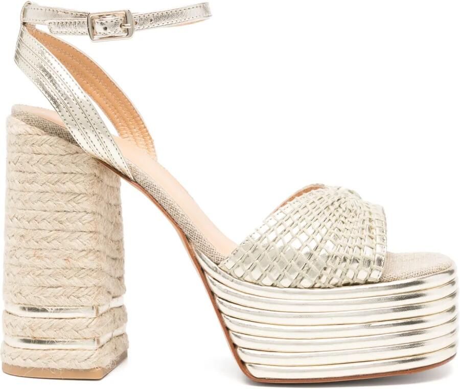 Castañer 130 mm Ferosa sandalen Beige