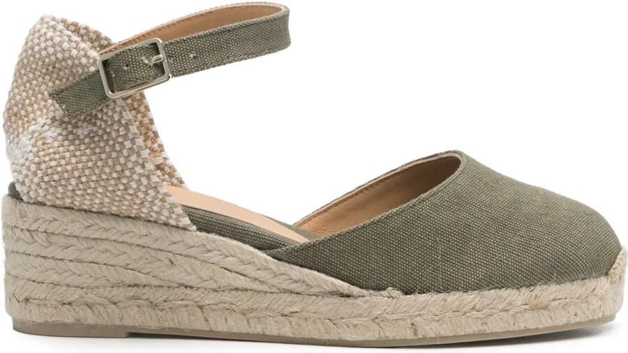Castañer 50 mm Carol espadrilles Groen