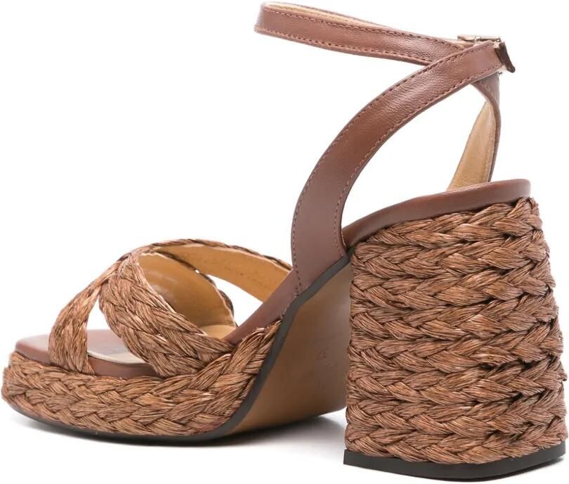 Castañer 90 mm Valeriette sandalen Bruin - Foto 2