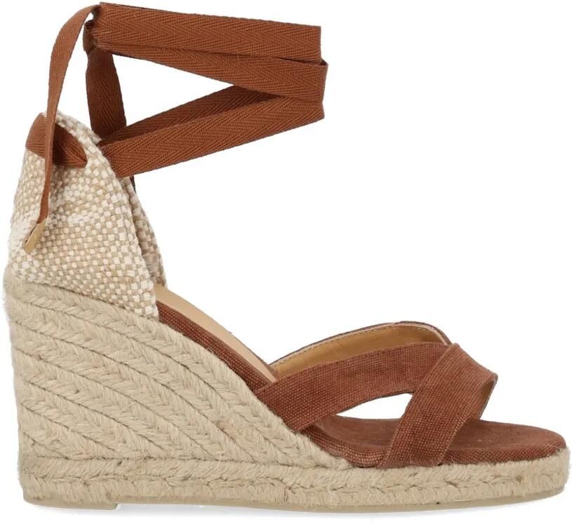 Castañer Bailey espadrilles met hak Bruin