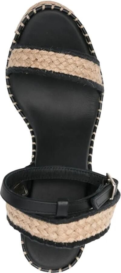 Castañer Bera sandalen met sleehak Beige