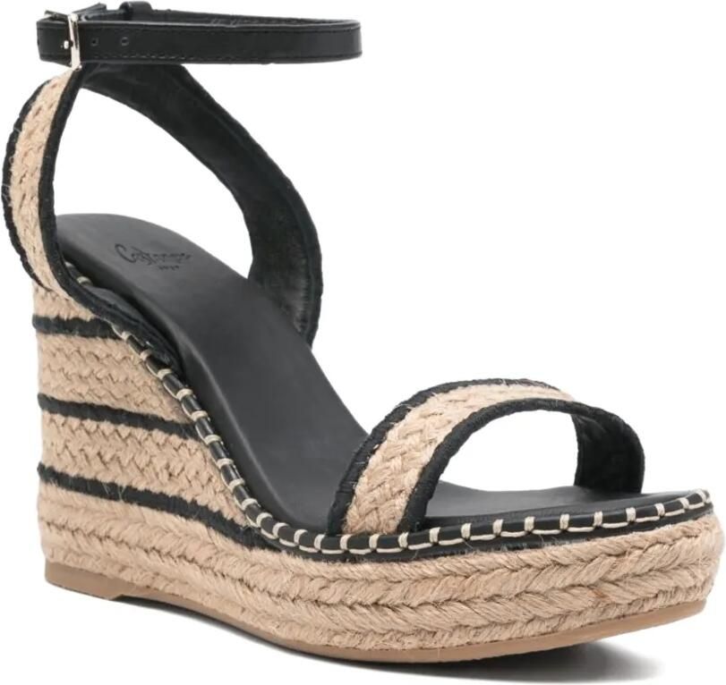 Castañer Bera sandalen met sleehak Beige - Foto 3