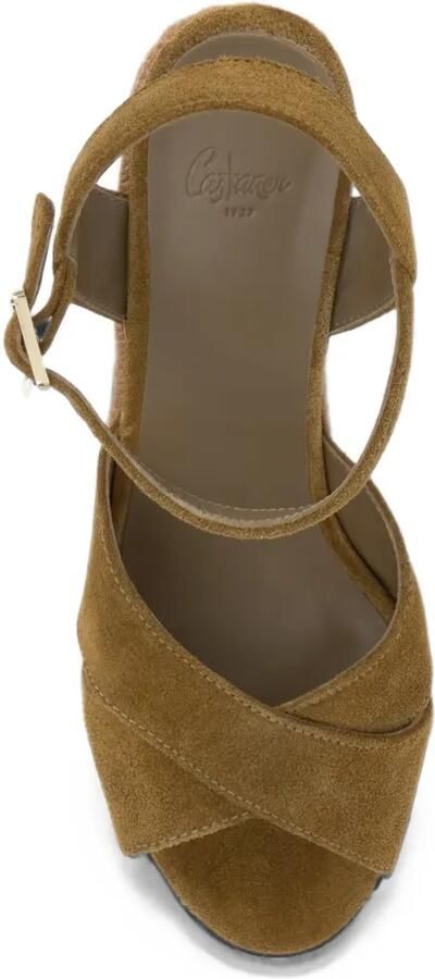 Castañer Blaudell sandalen met sleehak Beige - Foto 5