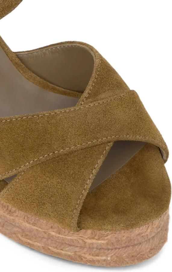 Castañer Blaudell sandalen met sleehak Beige - Foto 3