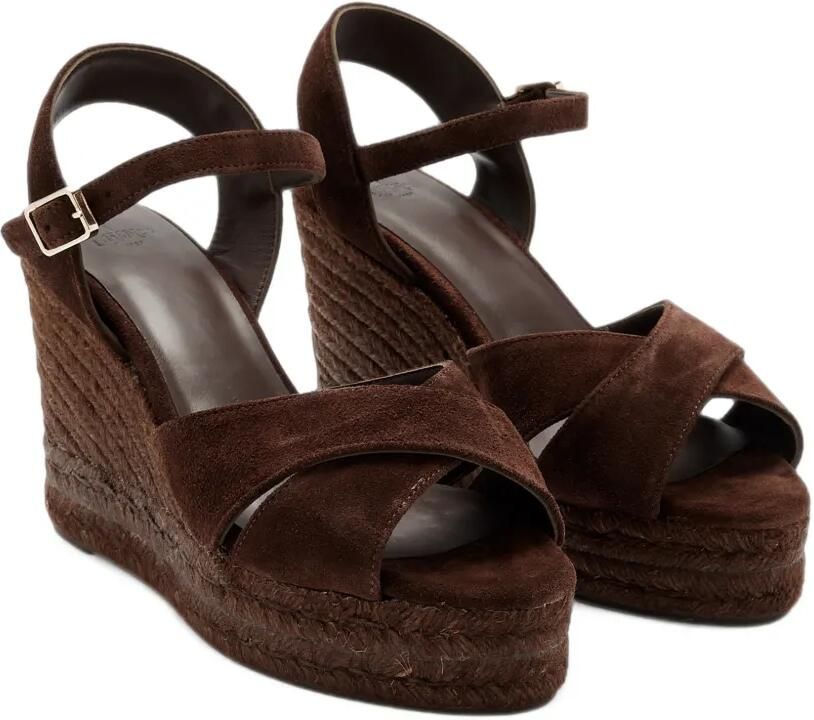Castañer Blaudell suède espadrilles Bruin - Foto 3