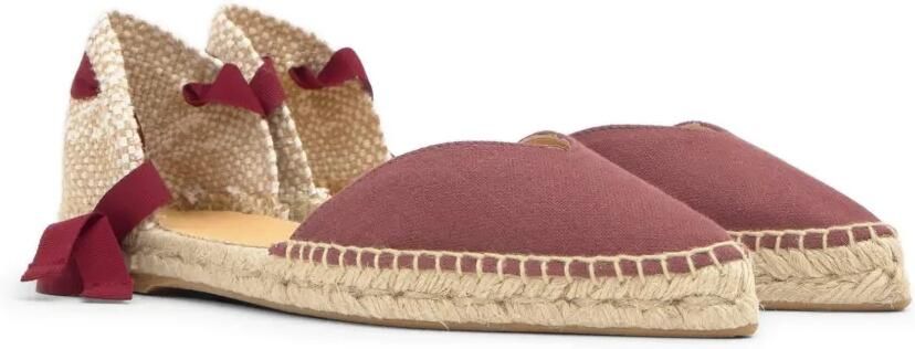 Castañer Brava espadrilles met veters Rood - Foto 2