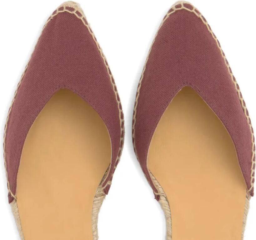 Castañer Brava espadrilles met veters Rood - Foto 3