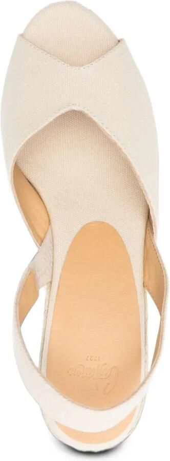 Castañer Brisa wedge sandals Wit - Foto 4