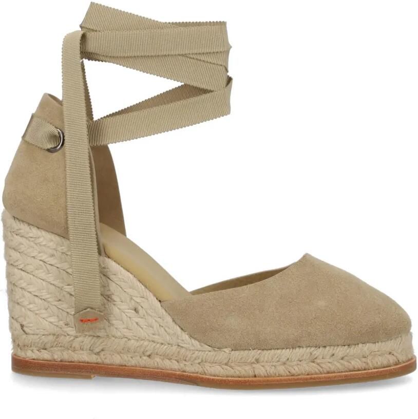 Castañer Camila espadrilles met hak Beige