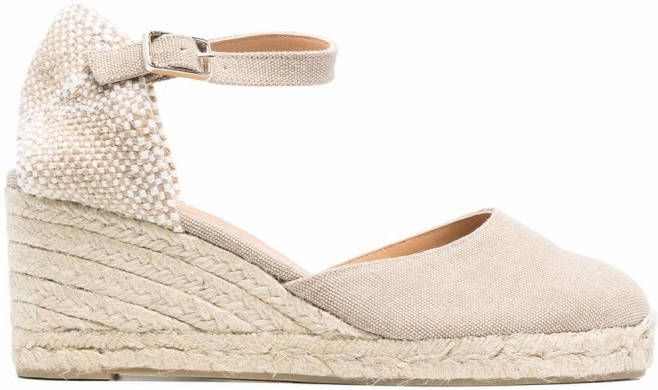 Castañer 75 mm Carol espadrilles Beige
