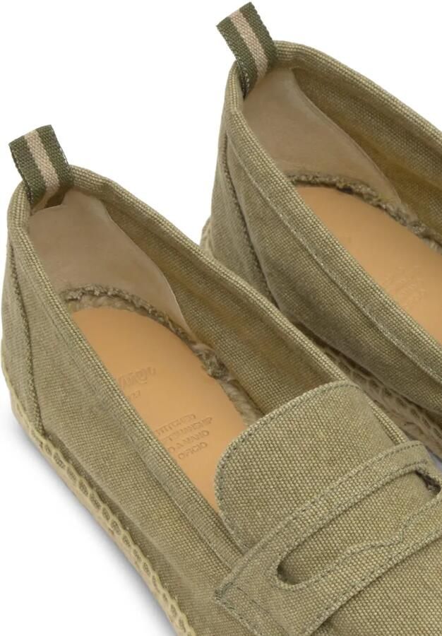 Castañer Canvas espadrilles met penny slot Groen - Foto 3