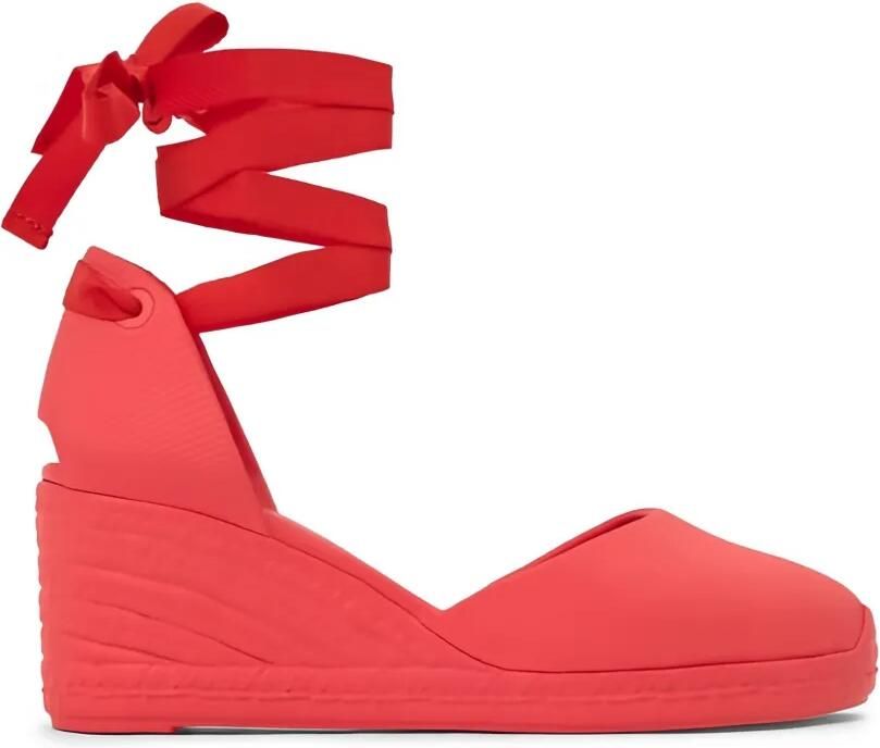 Castañer Careen espadrilles met textuur Rood