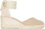 Castañer Carina espadrilles met sleehak Beige - Thumbnail 1