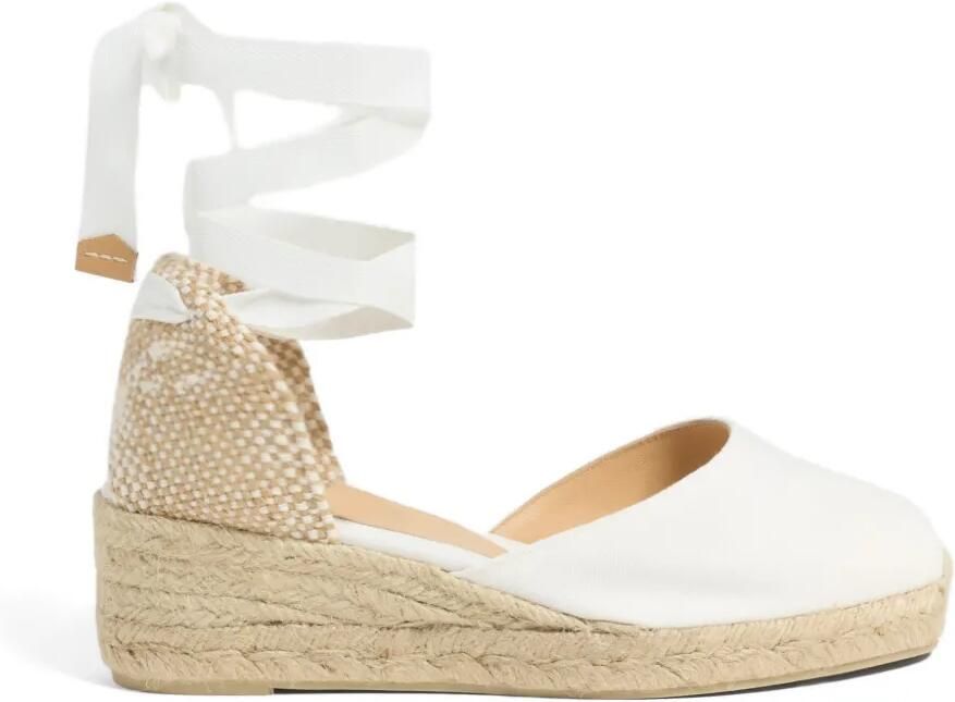 Castañer Carina canvas espadrilles Wit