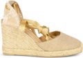 Castañer Carina espadrilles met ha Beige - Beige