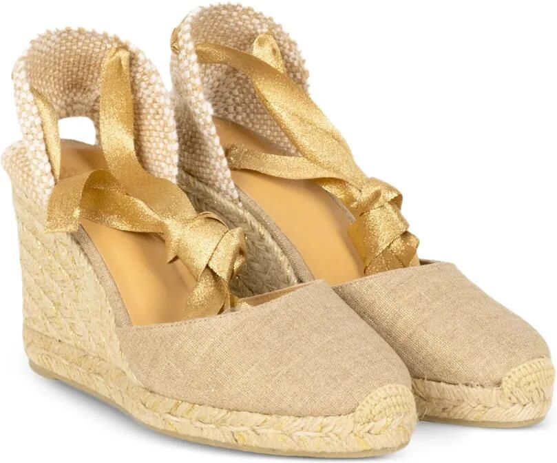 Castañer Carina espadrilles met ha Beige - Foto 3