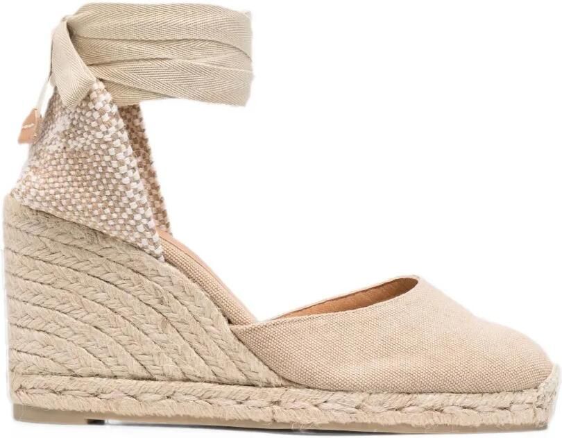 Castañer Carina wedge espadrilles Beige