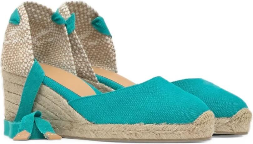 Castañer Carina wedge espadrilles Blauw