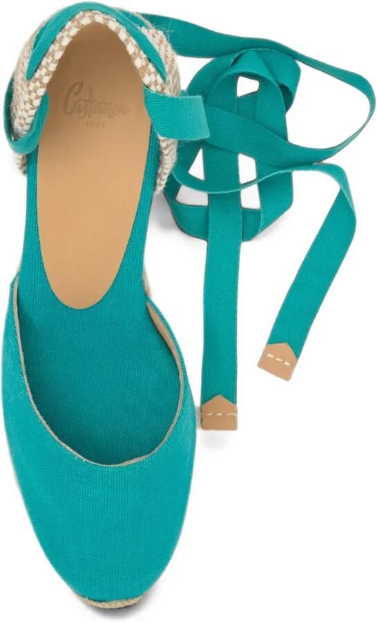 Castañer Carina wedge espadrilles Blauw - Foto 2