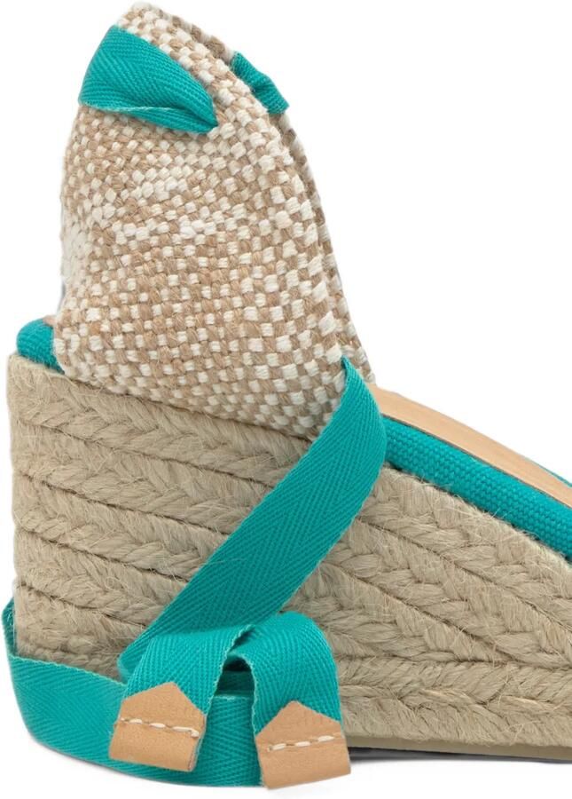 Castañer Carina wedge espadrilles Blauw - Foto 3
