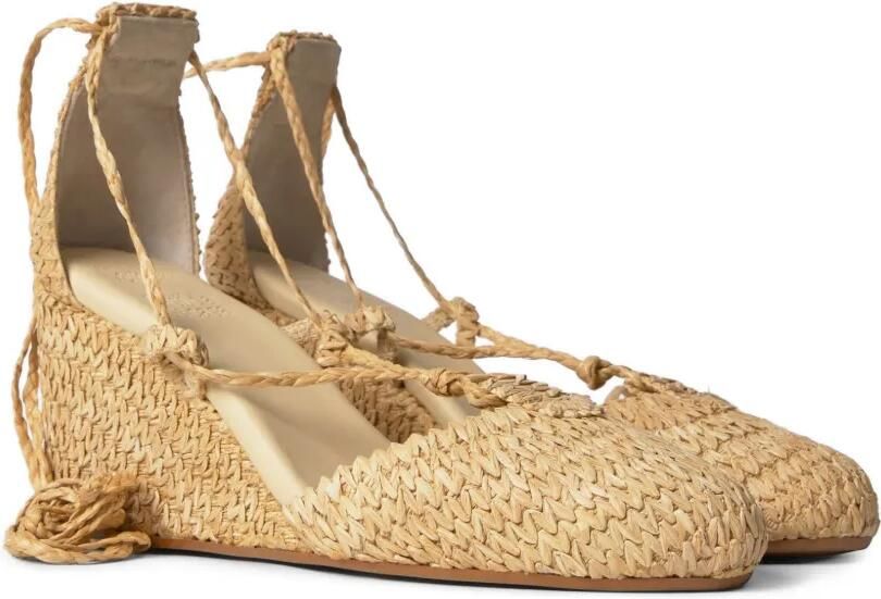 Castañer Carly gevlochten espadrilles Beige - Foto 4